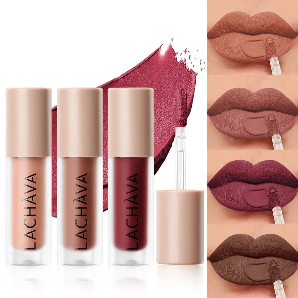 Qme Matte Nude Lipstick – Long-Lasting & Water-Resistant, 10 Shades Matte Lipstick Qme