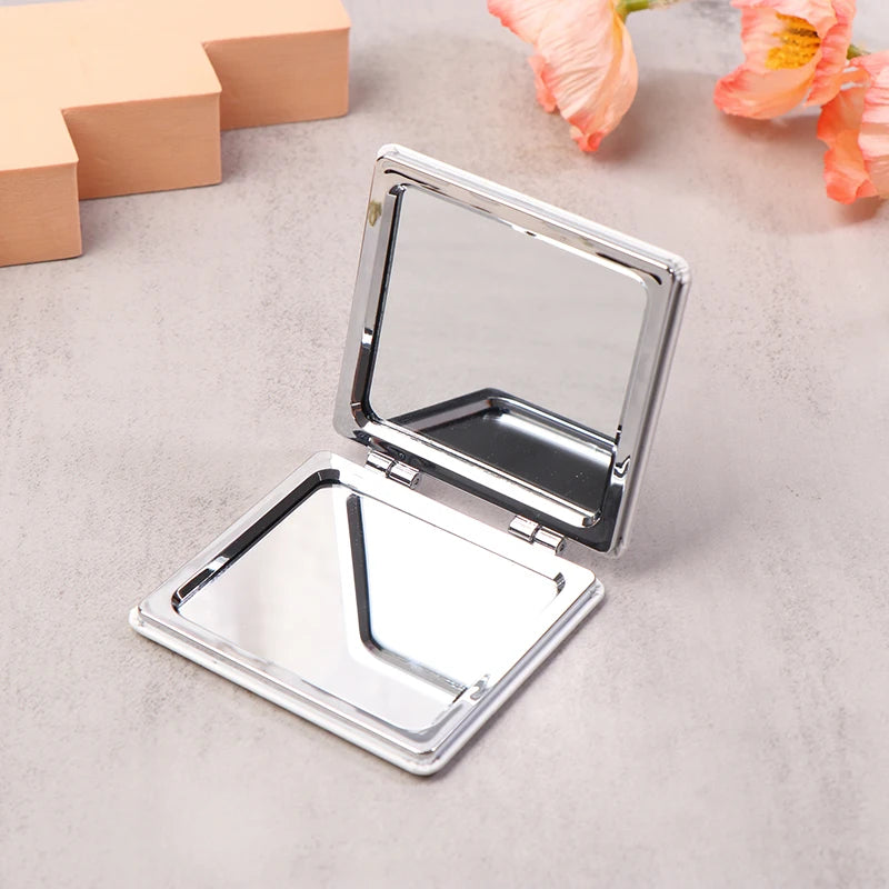 Double-Sided Folding Pocket Makeup Mirror – HD & Magnified Pocket Makeup Mirror Qst