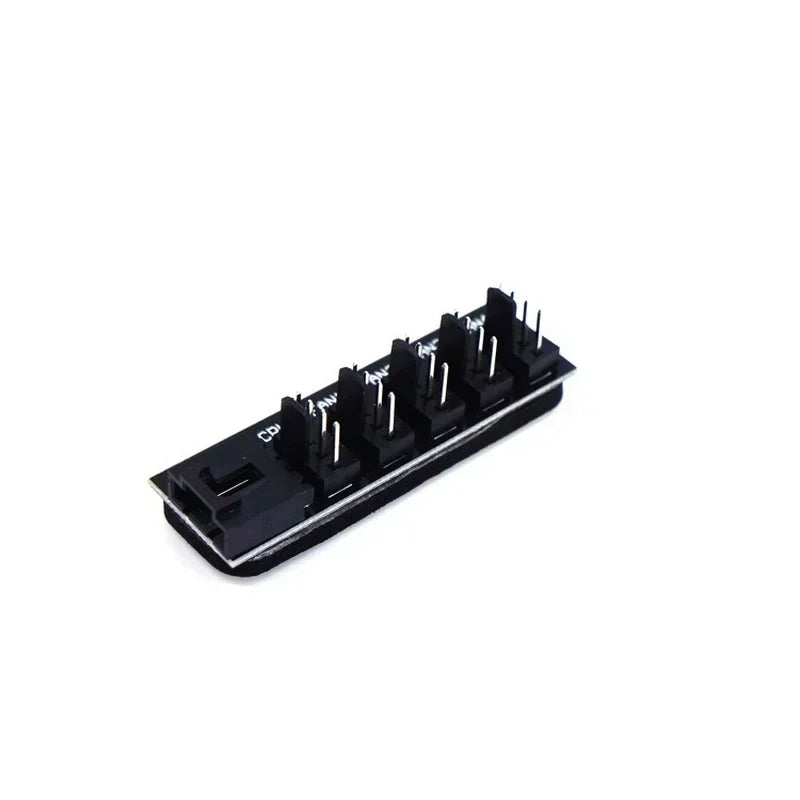 8-Port 4-Pin PWM Fan Hub Splitter Regulator 12V CPU PWM Fan Hub Qme