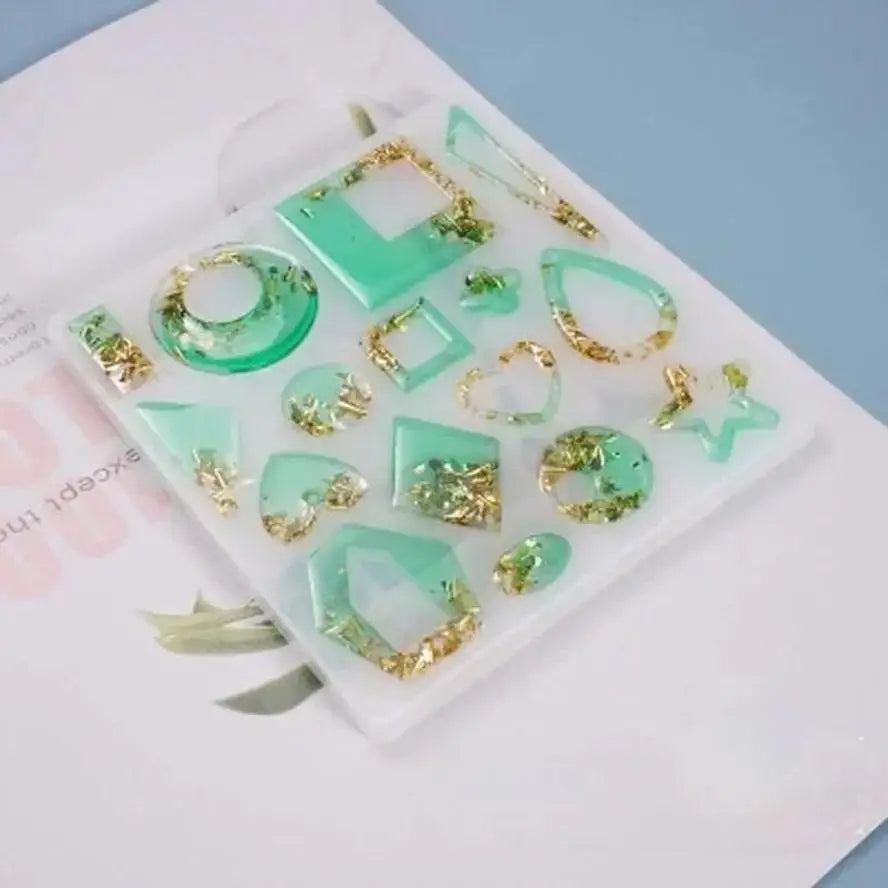 DIY Silicone Earring & Jewelry Casting Molds – Resin Craft Kit Jewelry Casting Molds Qme