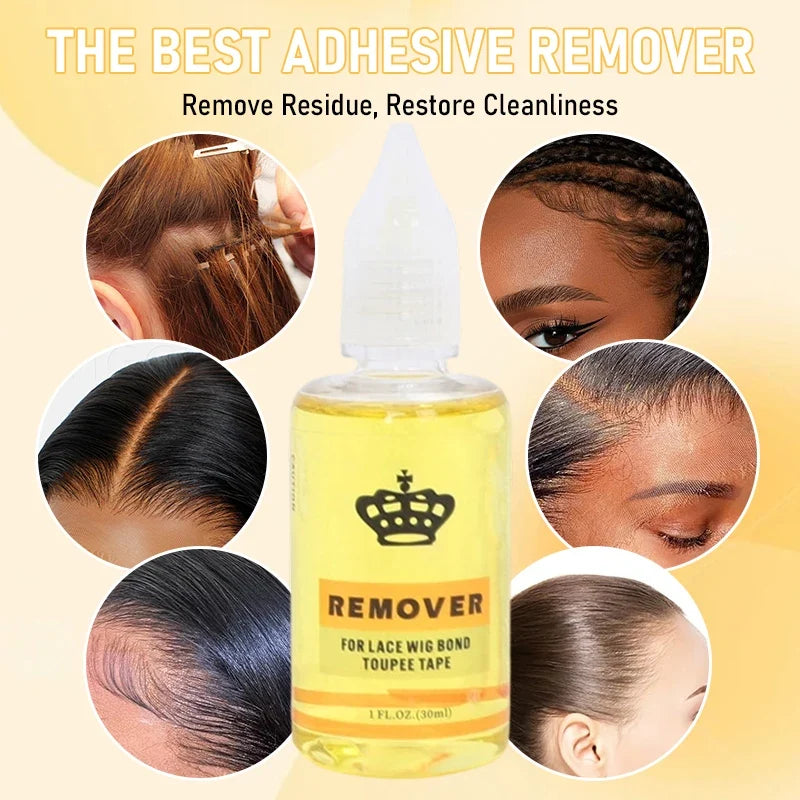 Fast-Acting Hair Extension & Wig Glue Remover | Tape Release Hair Extension Remover Qme