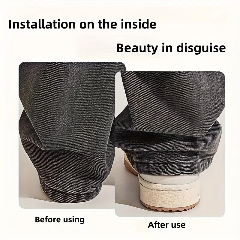 Transparent Invisible Pants Clips – Jeans & Wide-Leg Trousers (4 Pack) Pants Clips Qme