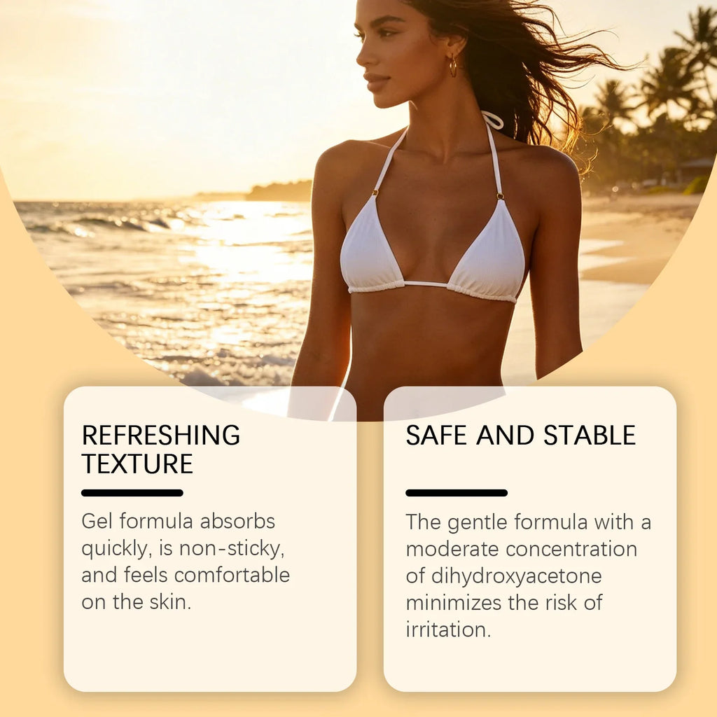Carroten Gentle Tanning Gel – Streak-Free Sunless Self-Tanner Sunless Self-Tanner Qme