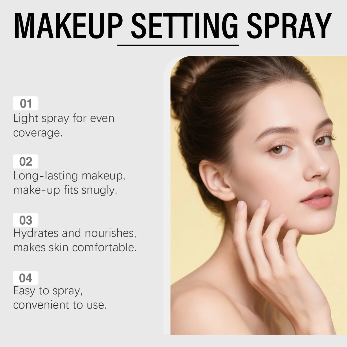 Zephoco Makeup Setting Spray – Waterproof, Oil Control & Hydration Makeup Setting Spray Qst