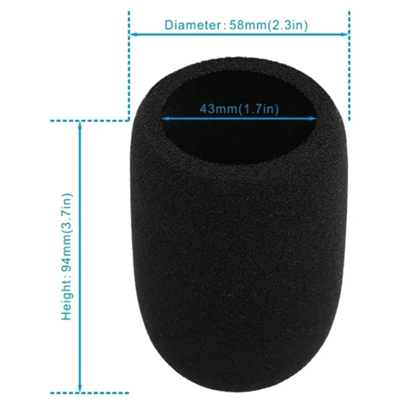 AT2020 Mic Foam Windscreen Cover for Audio Technica Mics Mic Windscreen Cover Qme