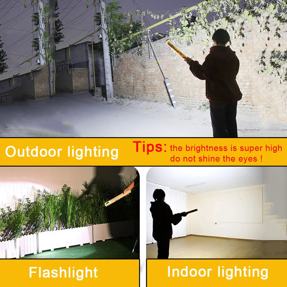 LED Magnetic Work Light Bar – USB Rechargeable 108/156/210 LED LED Work Light Bar Qst