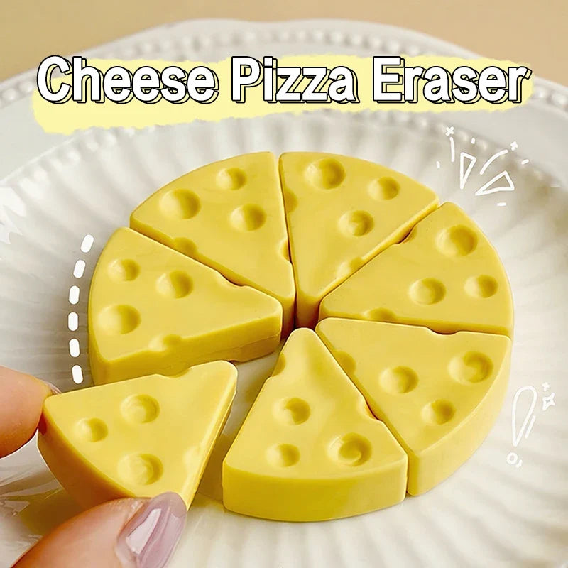 Simulation Cheese Eraser – Soft Novelty TPR Eraser for Kids Novelty Eraser Qme