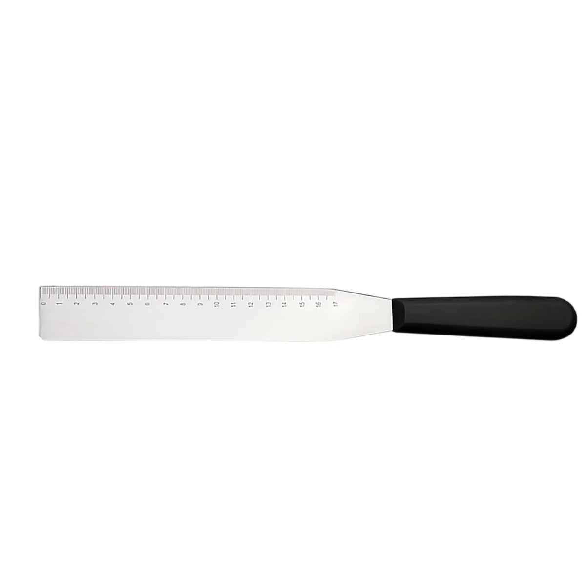 Stainless Steel Icing Spatula Right Angle Cake Scraper Cake Decorating Tool Qme Black
