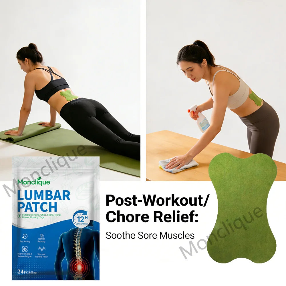 Wormwood Lumbar Patch – Breathable Warming Back Care Patch Herbal Warming Patch Qst