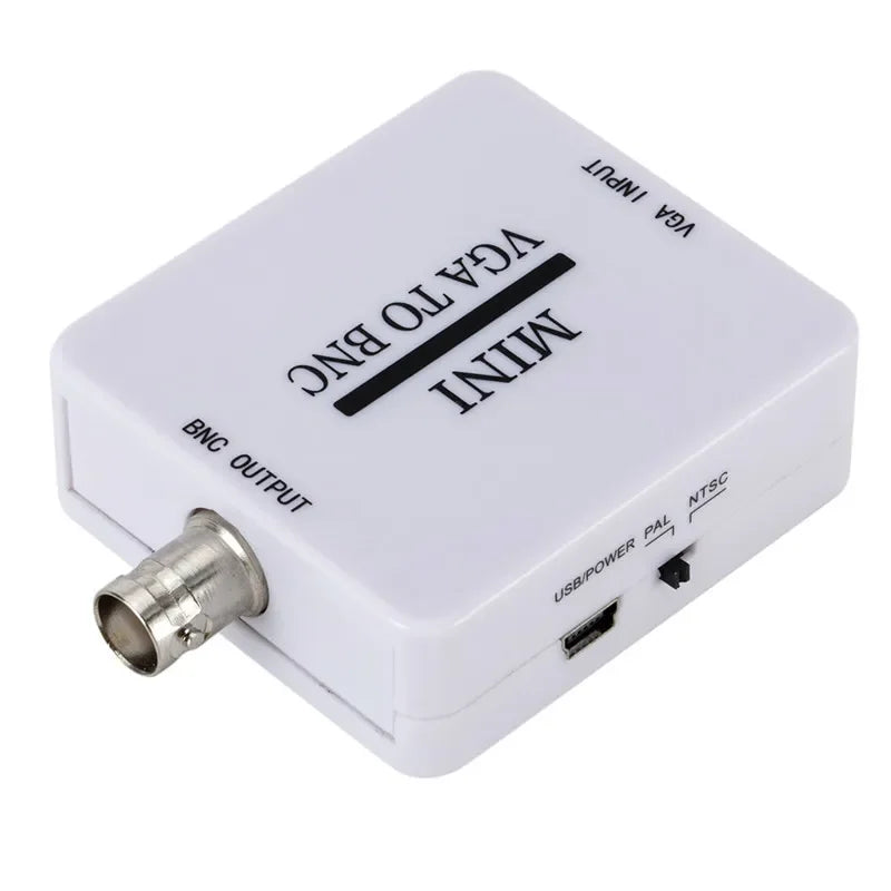 VGA to BNC Video Converter Box – Computer to Monitor Adapter Video Signal Converter Qme