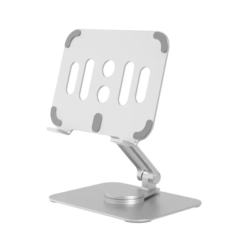 Aluminum Alloy Rotating Tablet Stand – Portable Lifting Desktop Rotating Tablet Stand Qme
