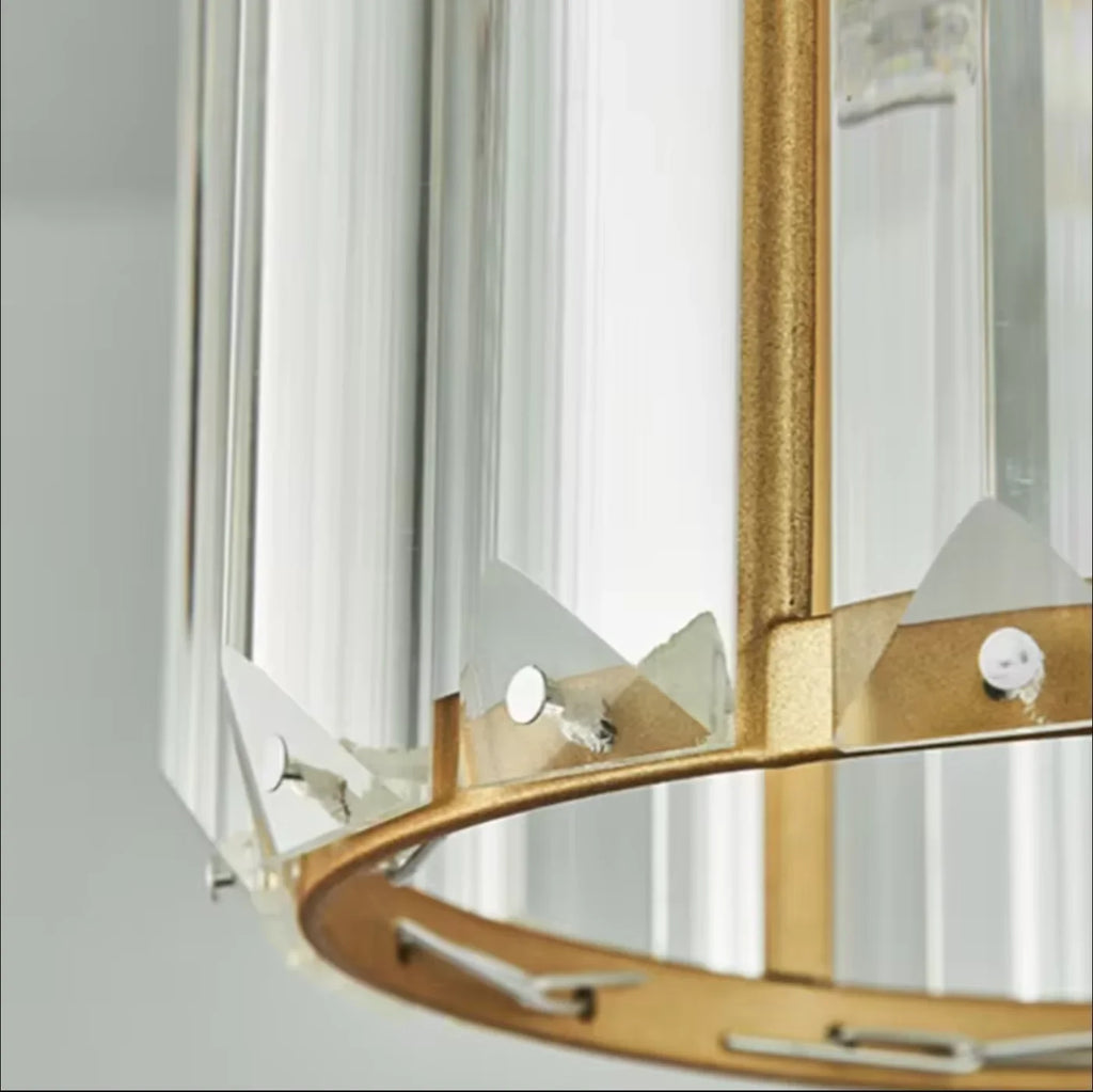 Modern LED Crystal Chandelier Ceiling Light – Luxury Décor Crystal Chandelier Qme