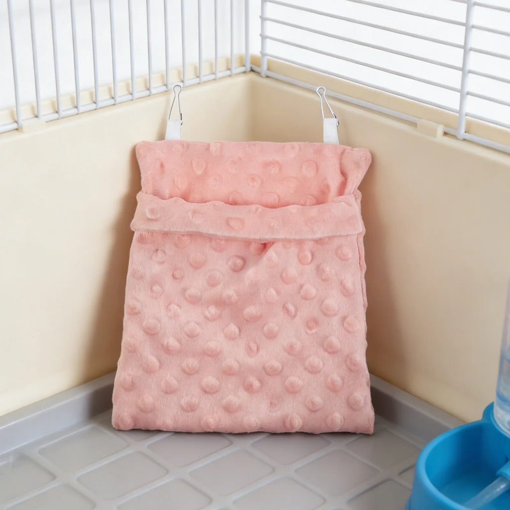 Sugar Glider Sleeping Bag Hanging Hammock Nest Cage Bed Small Pet Hammock Qme