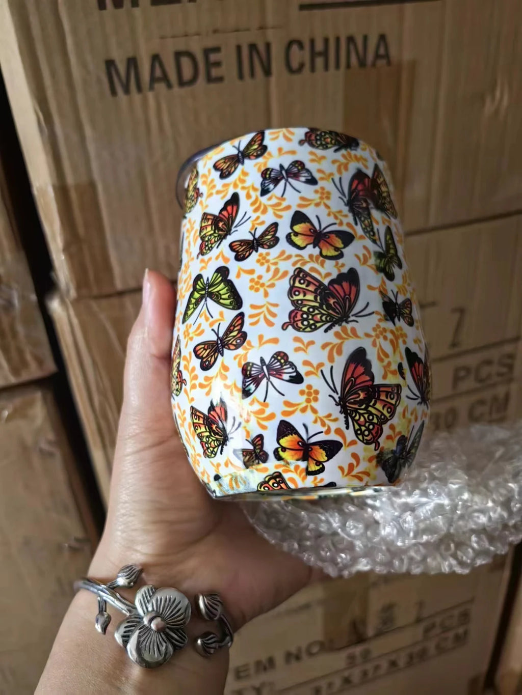 12oz Egg Shape Vacuum Insulated Tumbler – 304 Stainless Steel Insulated Tumbler Qst