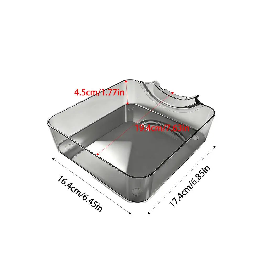 Reusable Washer Drain Pan with Lint Filter Funnel – Front Load Washer Drain Pan Qme Grey