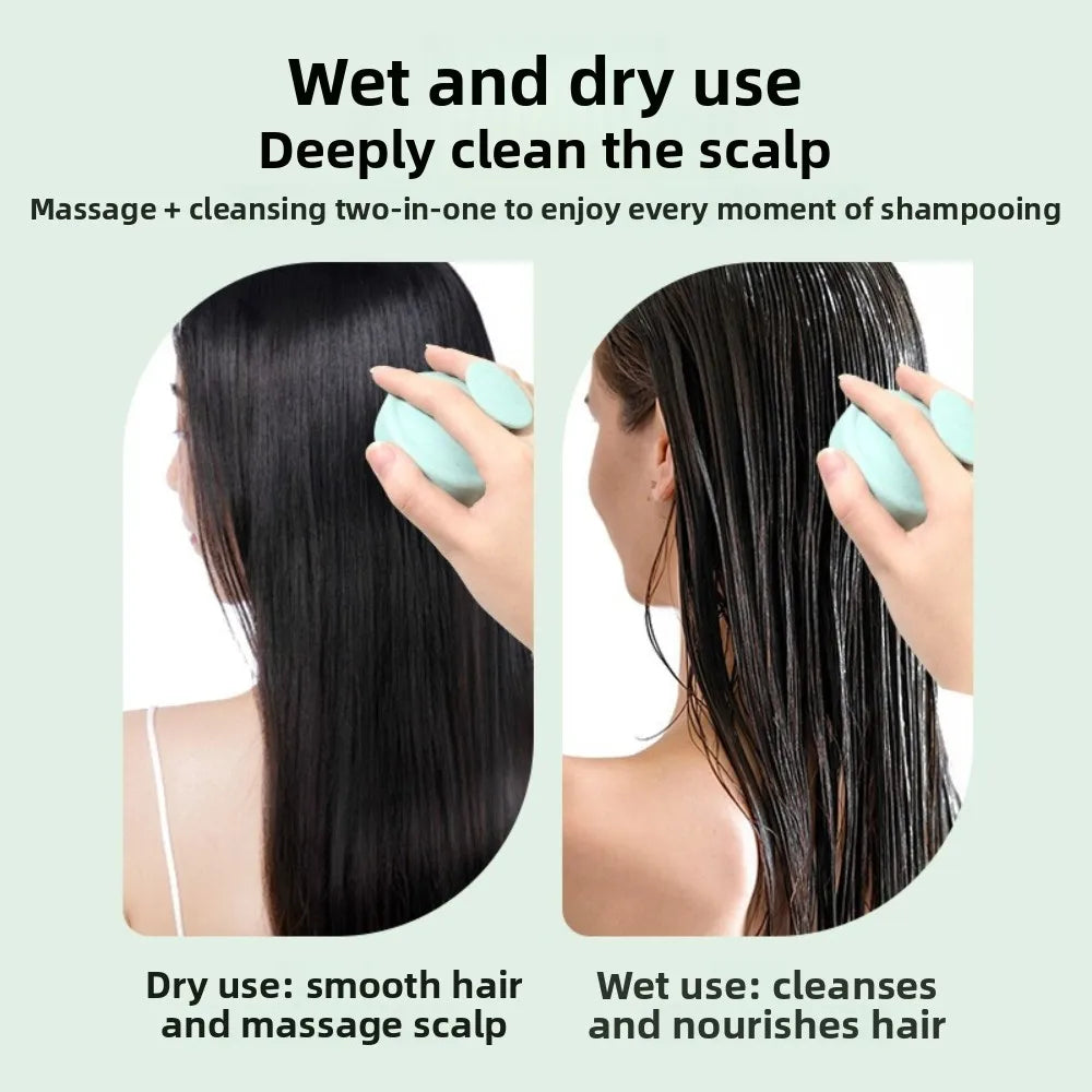 Soft Silicone Scalp Shampoo Brush & Hair Washing Comb Scalp Shampoo Brush Qme