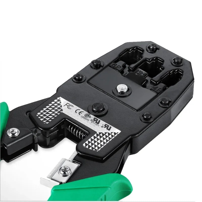 Crimping Tool Pliers – RJ45 RJ11 RJ12 Cable Cutter & Stripper Network Crimping Tool Qme