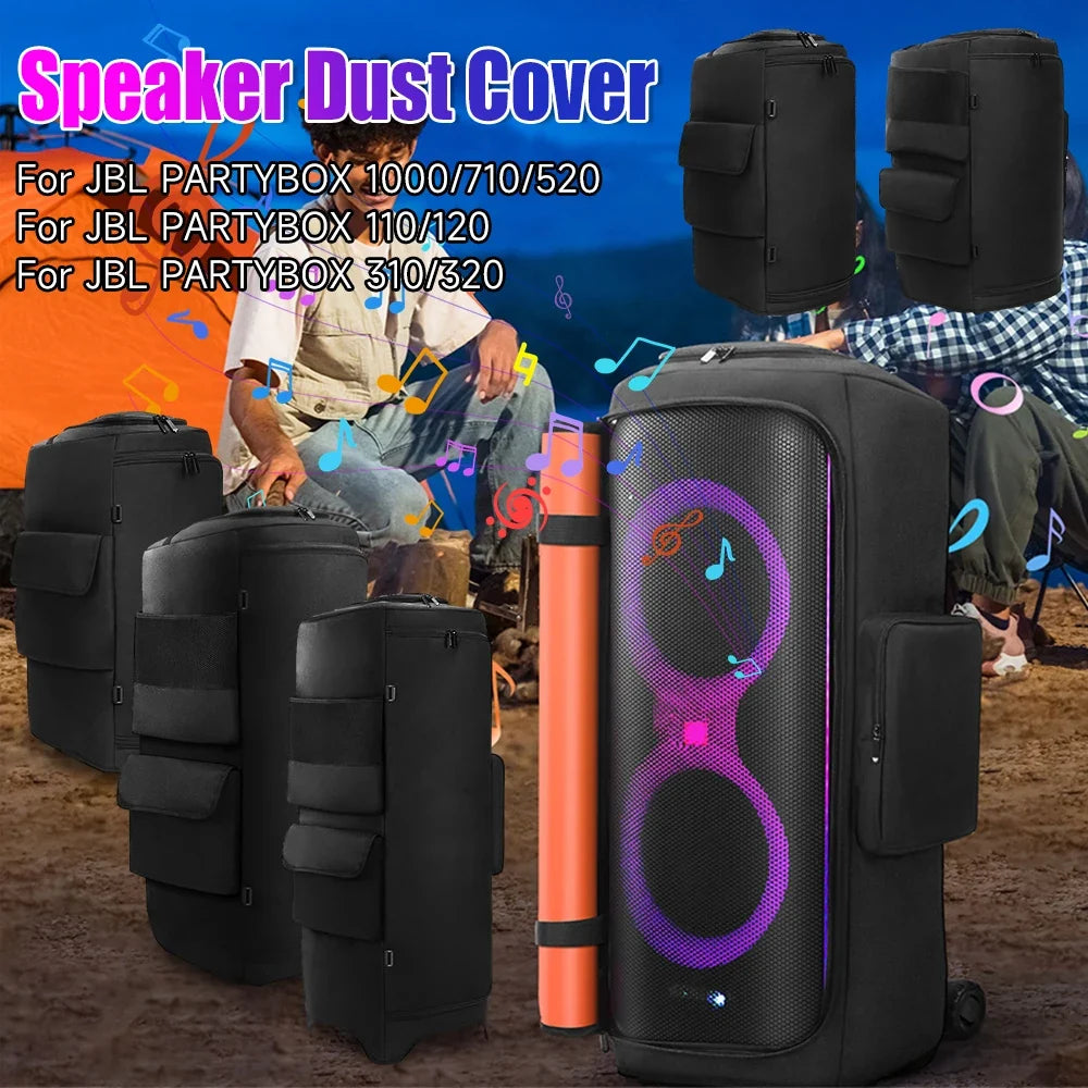 Portable Speaker Carry Case Zipper Dust Cover | Leather Bag Speaker Carry Case Qme