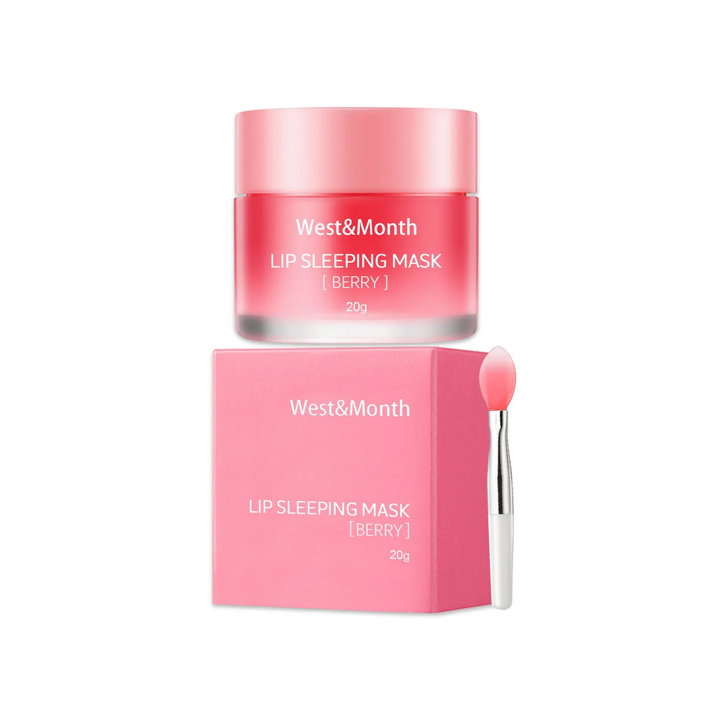 West&Month Lip Sleeping Mask – Nourishing Jelly Lip Mask 20g Lip Sleeping Mask Qst 20g with spoon