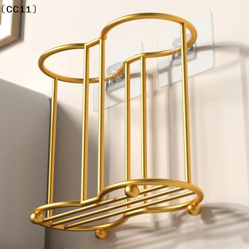 Stainless Steel Disposable Cup Holder Rack & Shelf Organizer Cup Holder Rack Qme