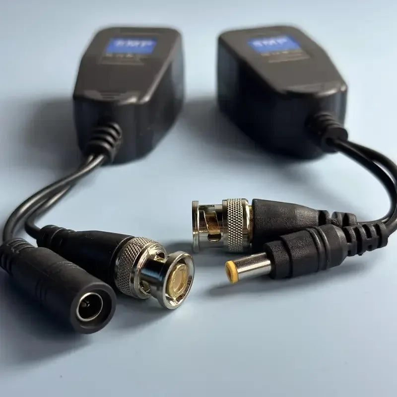 5-Pair HD Twisted Pair Video & Power Transmitter – Coaxial Kit Video Power Transmitter Qme