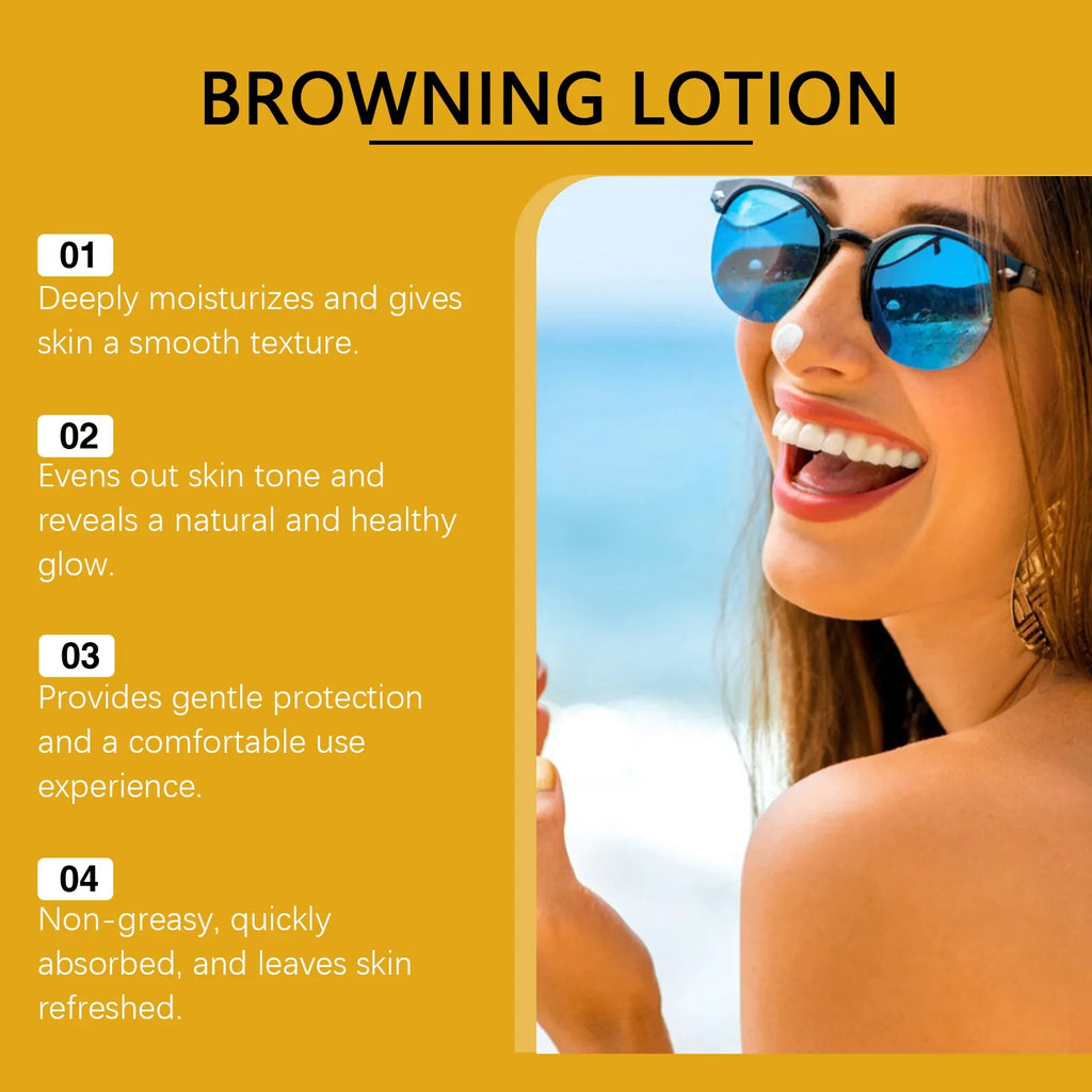 Sunless Self Tanning Cream Body Bronzer – Natural Bronze Glow Self Tanning Cream Qme