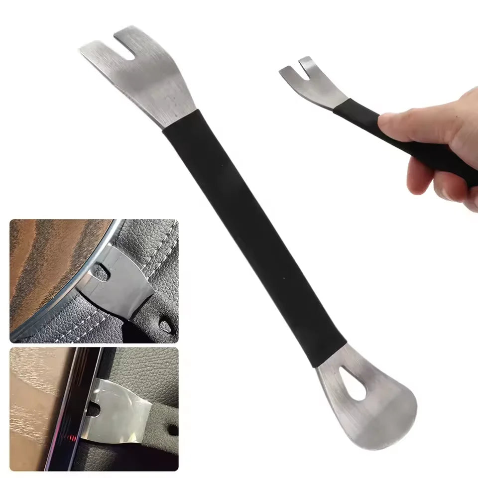 Stainless Steel Car Panel Pry Tool – Trim Removal Crowbar Trim Removal Tool Qst