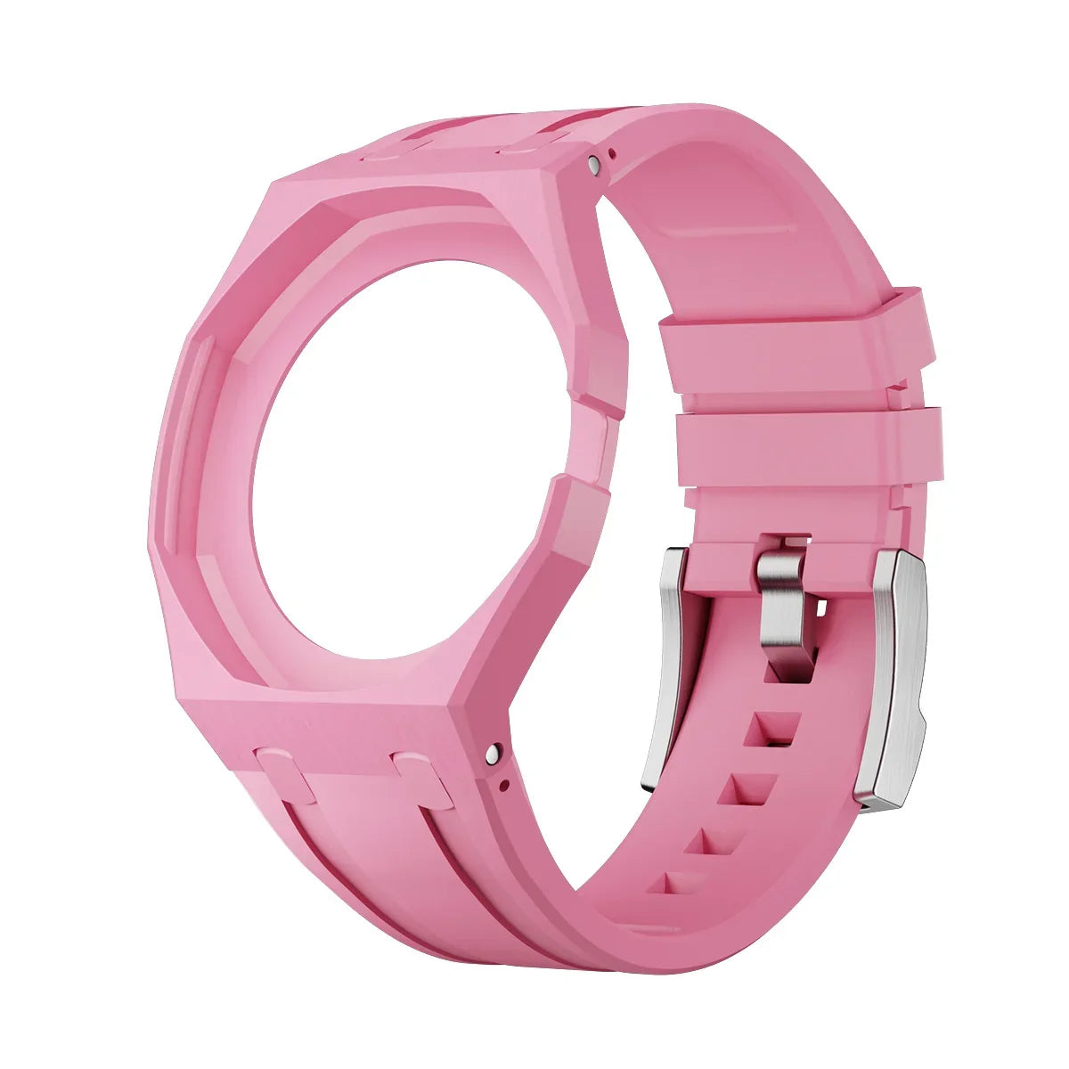Swatch X AP Royal Pop Watch Strap & Case – Ceramic Band Watch Strap & Case Qme 1.Pink-3.0
