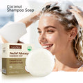 Coconut Natural Fragrance Shampoo Bar | Moisturizing Hair Soap Shampoo Bar Soap Qme Coconut 60g
