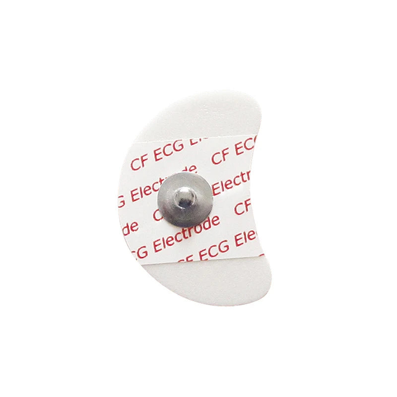 50PCS Disposable ECG Electrode Pads – Pediatric Size White Foam ECG Electrode Pads Qst