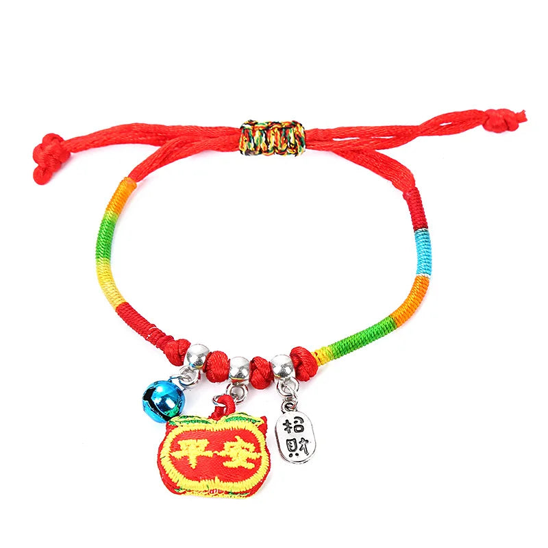Dragon Tiger Head Embroidered Fragrant Bag Pendant Bracelet Pendant Bracelet Qme