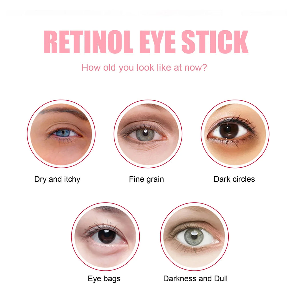 Retinol Eye Cream Stick – Firming, Lifting & Fine Line Smoother Eye Cream Stick Qme