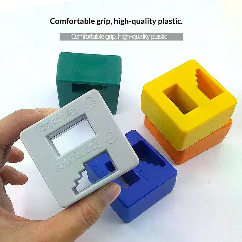2-in-1 Magnetizer Demagnetizer for Screwdriver & Drill Bits Magnetizer Demagnetizer Tool Qme