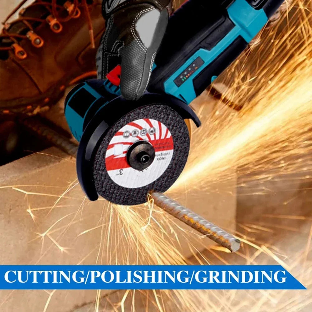 10-Pack 75mm Resin Grinding Wheels – Corundum & Zirconium Abrasive Grinding Wheel Qme