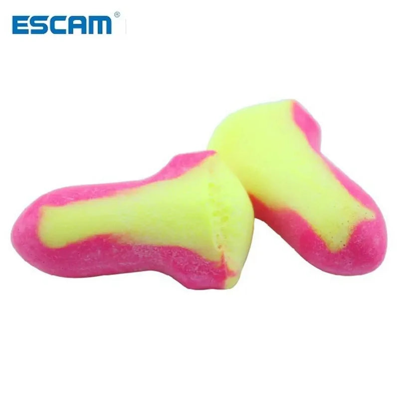 50 Pairs Disposable Foam Earplugs NRR 32dB – Sleep & Hearing Foam Earplugs Qme
