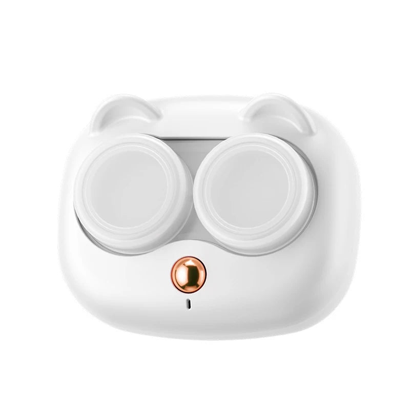 Ultrasonic Contact Lens Cleaner – Portable Cleaning Case Lens Cleaning Device Qst White