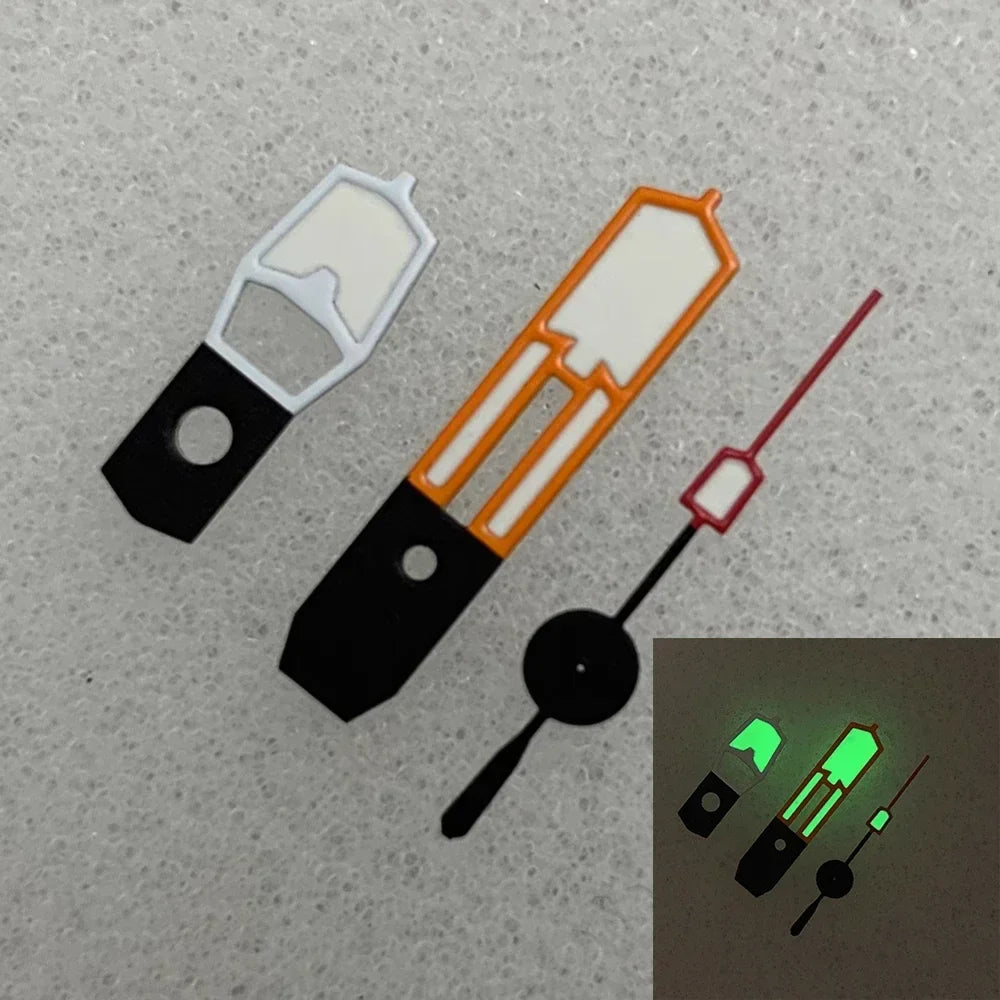 Luminous Watch Hands for NH35/NH36 – Orange Red White Green Watch Hands Qme