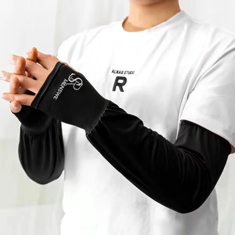 Women's UV Protection Arm Sleeves – Cooling Sun Cover UV Arm Sleeves Qst A4