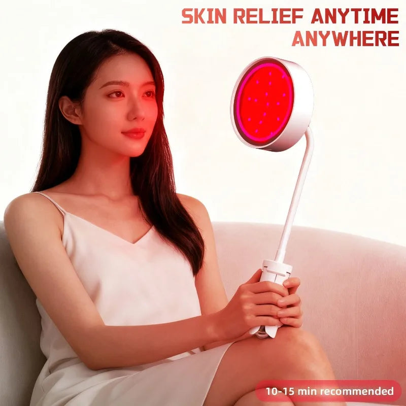 660nm 850nm 10W Red Light Therapy Lamp – Skin & Body Wellness Red Light Therapy Lamp Qst
