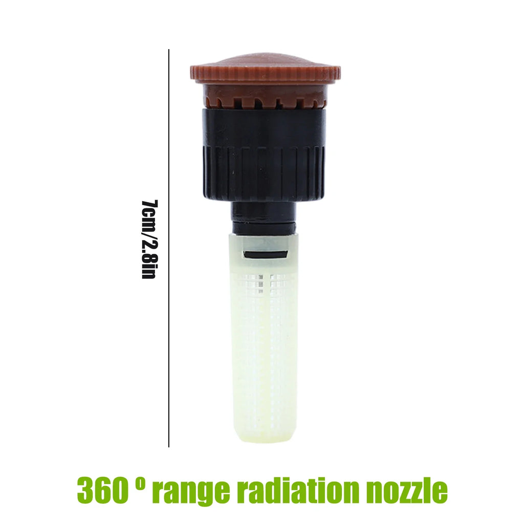 Retractable Rotary Buried Sprinkler – Leak-Proof Garden Nozzle Rotary Sprinkler Nozzle Qme