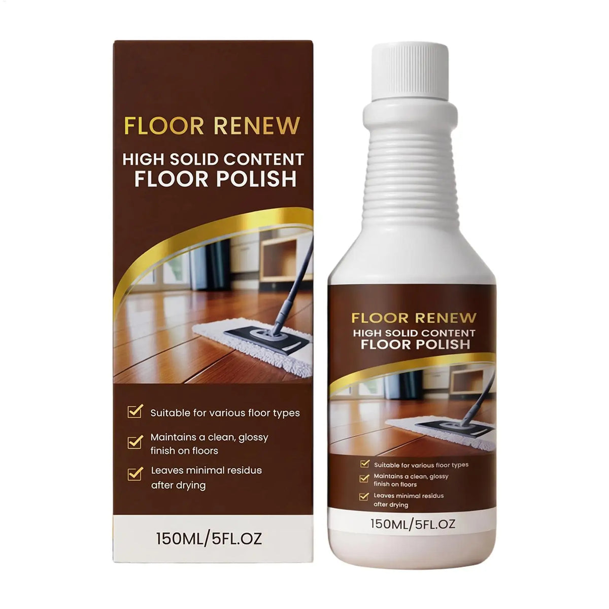 Laminate Floor Restorer & Shine Renewal Cleaner 150ml Floor Restorer Qme