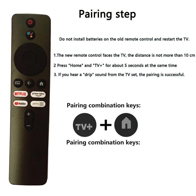 Xiaomi Mi Box S 4K Voice Remote Control XMRM-M6 2nd Gen Voice Remote Control Qme