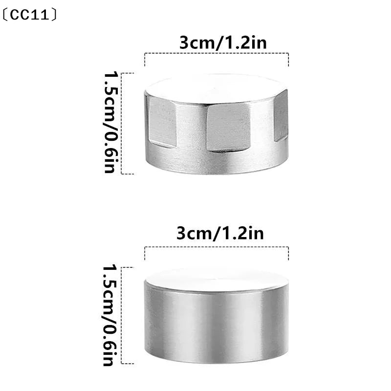 Stainless Steel Moka Pot Splash-Proof Valve Cover Cap Moka Pot Accessory Qme