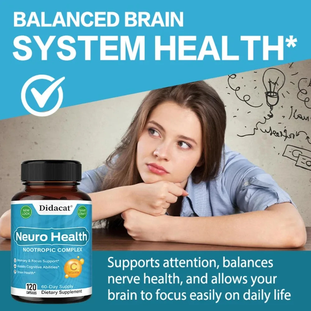 Bacopa Extract Capsules – Memory & Mental Clarity Support Herbal Supplement Qst
