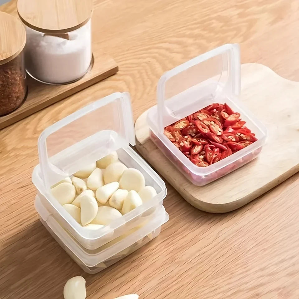 2-Pack Fridge Food Storage Boxes – Butter, Cheese & Veggie Food Storage Container Qme