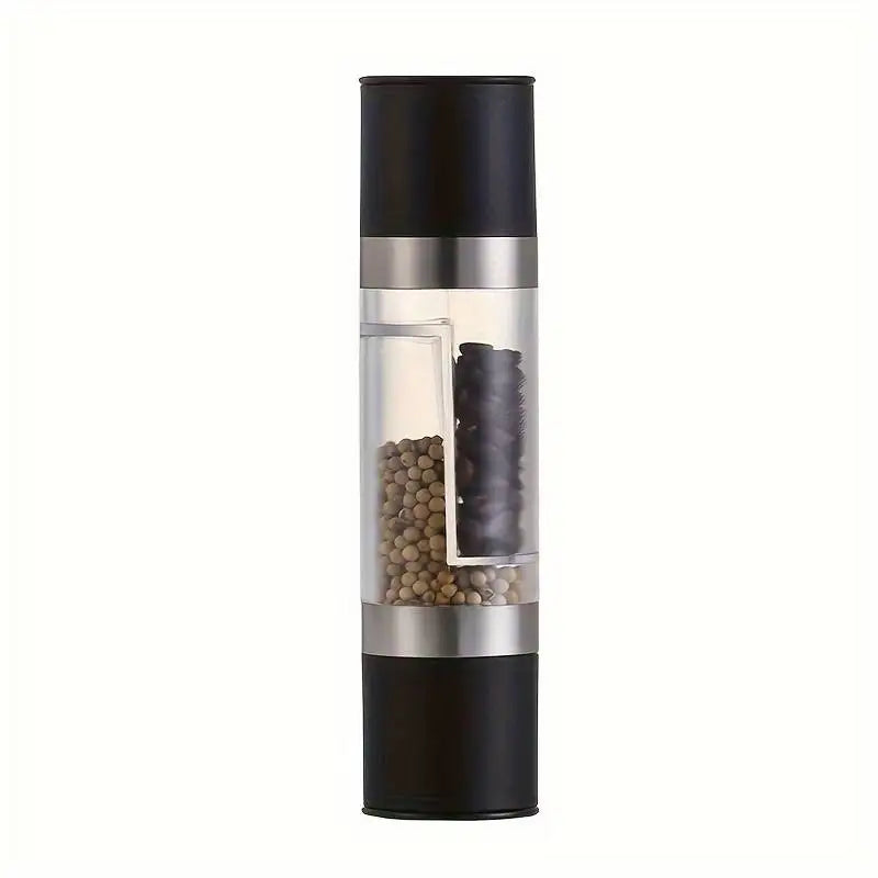 Manual Stainless Steel Salt & Pepper Grinder Mill – Adjustable Spice Grinder Mill Qme Plastic