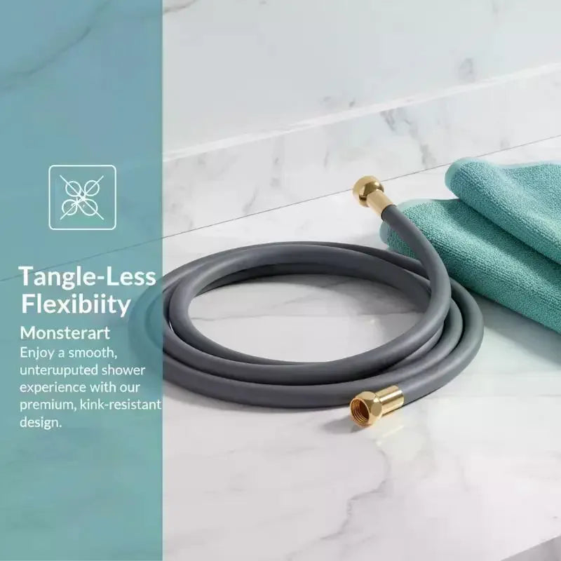 PVC Silicone Shower Hose – Flexible & Corrosion-Resistant Shower Hose Qme