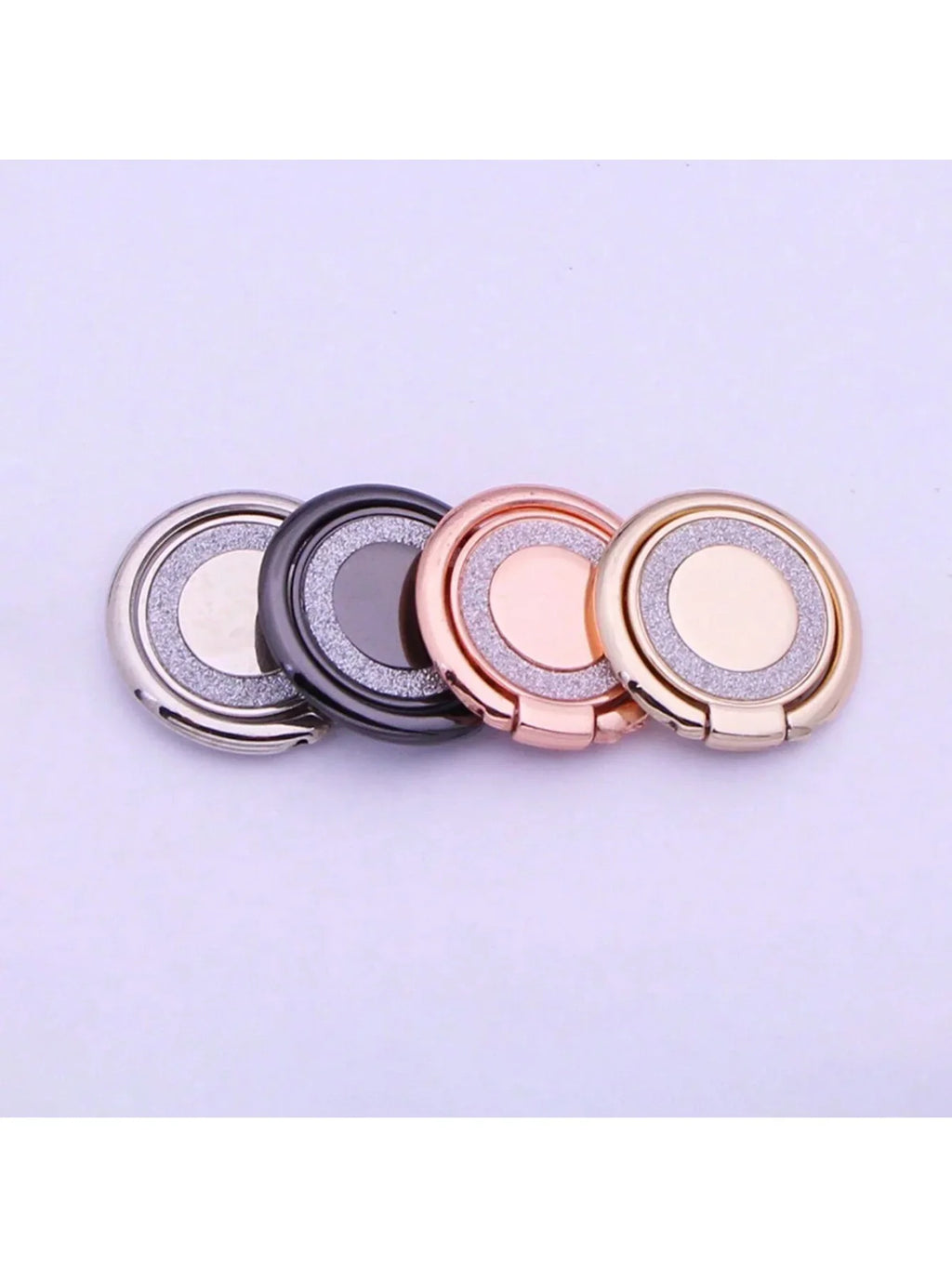 Zinc Alloy Foldable Phone Ring Holder – 360° Rotating Stand Phone Ring Holder Qme