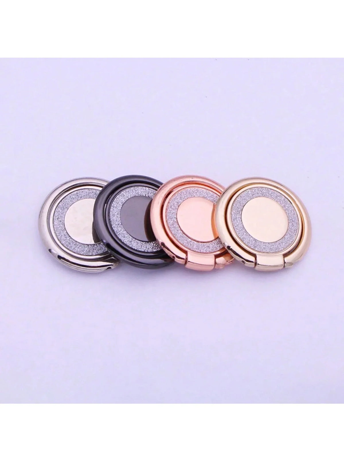Zinc Alloy Foldable Phone Ring Holder – 360° Rotating Stand Phone Ring Holder Qme