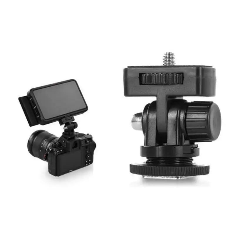Flexible Phone Mount Camera Hot Shoe Tripod Adapter Clip Camera Phone Mount Qme